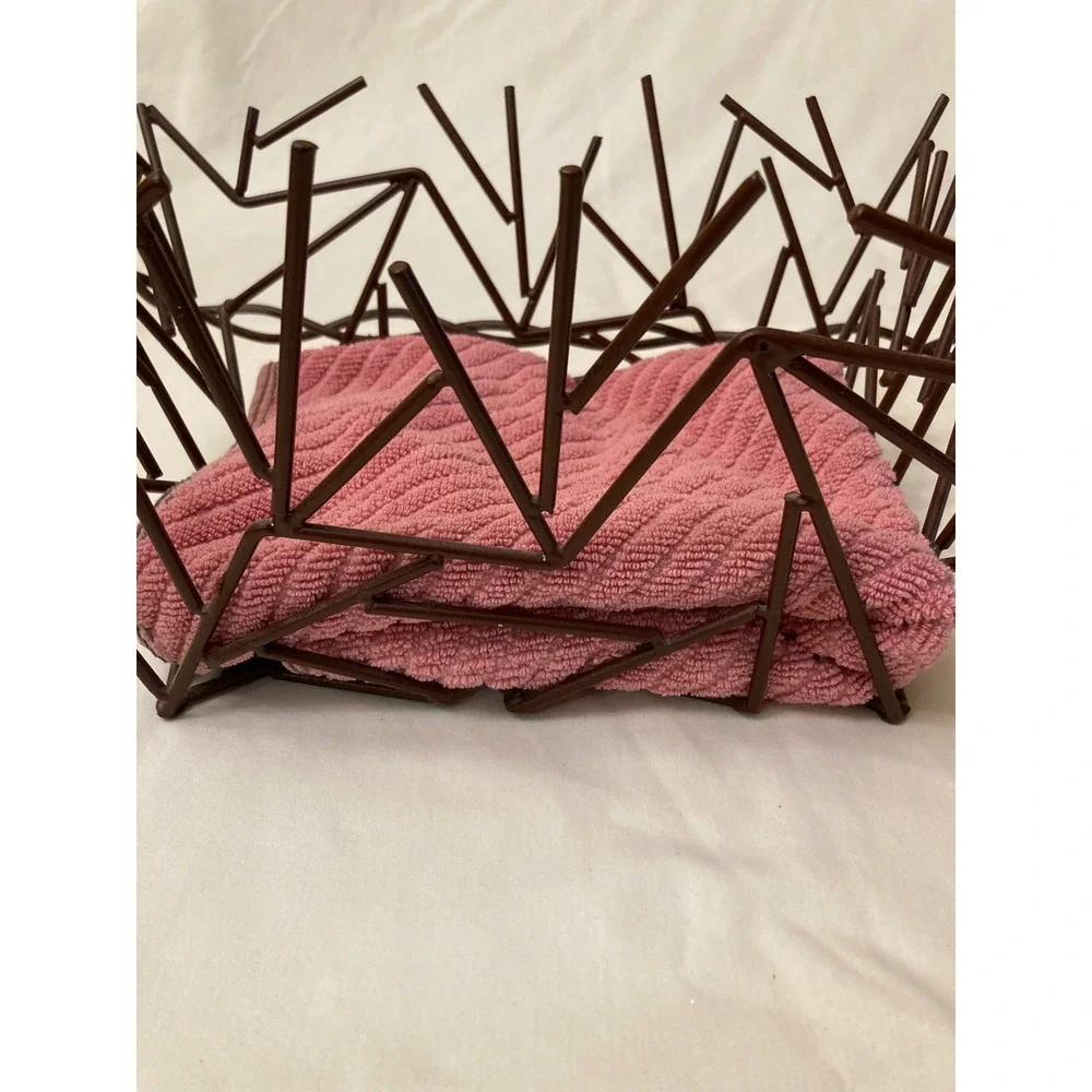 Geometric‎ Metal Wire Fruit Basket Bowl Decorative Table Centerpiece Home Decor